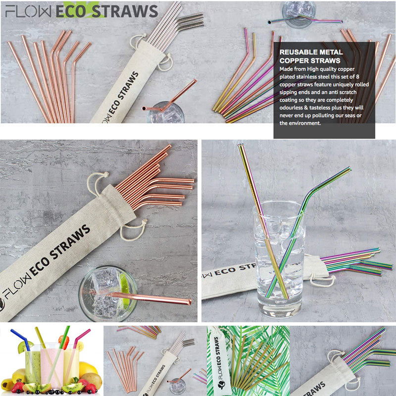Reusable Metal Straws - The benefits of reusable straws