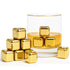 Gold Reusable Ice Cubes - Set Of 10