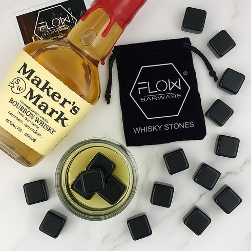 12 x Granite Whiskey Stones