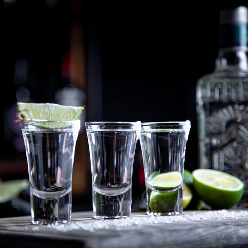 12x Shot Glasses 50ml - Clear