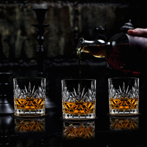 Classic Crystal Whisky Glasses Set of 6
