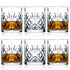 Classic Crystal Whisky Glasses Set of 6