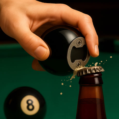 8 Ball Bottle Opener - Cool Pool Gift