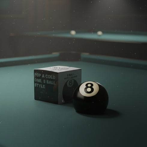 8 Ball Bottle Opener - Cool Pool Gift
