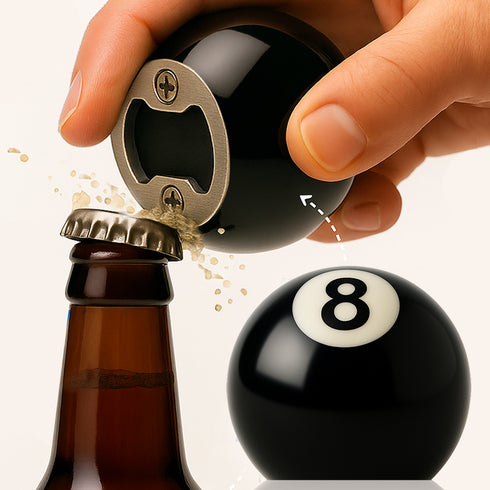 8 Ball Bottle Opener - Cool Pool Gift