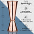Copper Jigger Spirit Measure 25ml 50ml