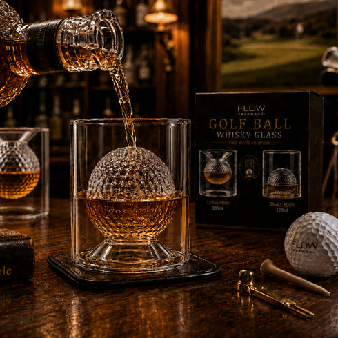 Golf Ball Whisky Glass | 2-in-1 Design