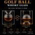 Golf Ball Whisky Glass | 2-in-1 Design