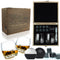 Rocking Whisky Glasses & Stones Box Set