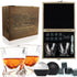 Twist Whisky Glasses & Stones Box Set