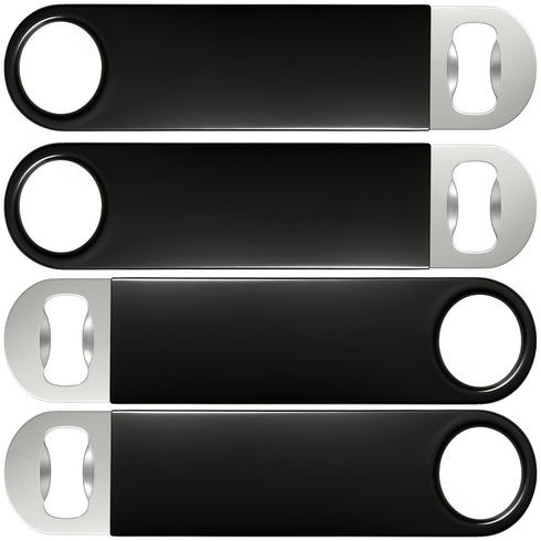 Bar Blade Bottle Opener - Set Of 4 Black