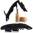 Waiter's Friend Corkscrew Wine Opener & Bottle Opener - Black