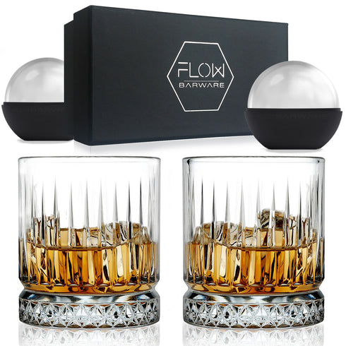 Geo Whisky Glasses Gift Set