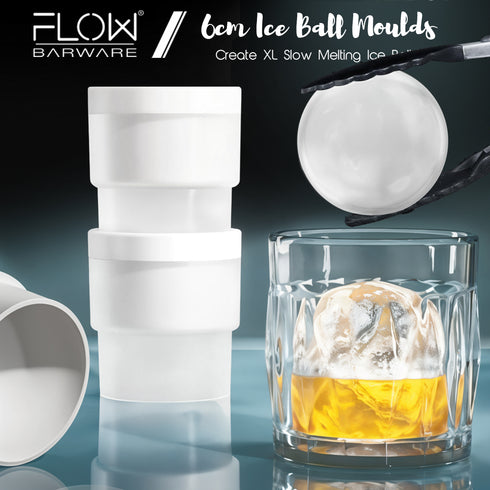 XL 6cm Ice Ball Moulds x 4