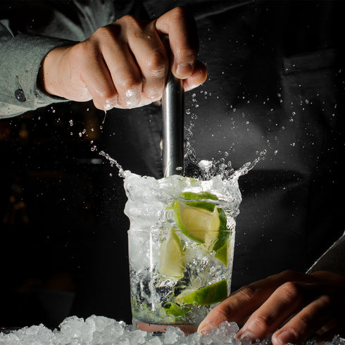 Cocktail Muddler, Steel Ice Crusher