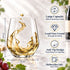 Stemless Wine Glasses Set of 6
