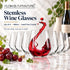 Stemless Wine Glasses Set of 6