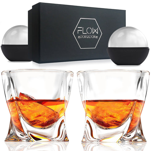 Twist Whisky Glasses Gift Set
