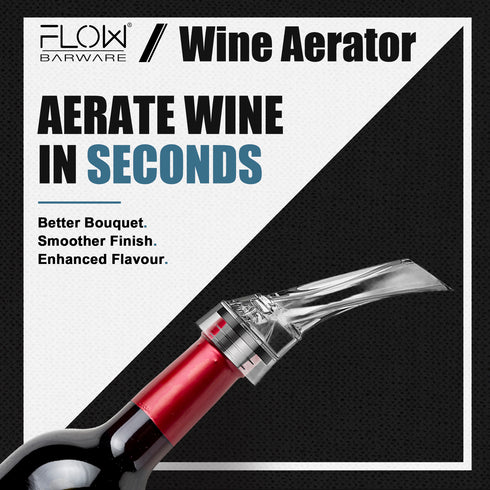 FLOW Wine Aerator Pourer - Clear