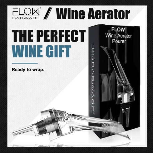 FLOW Wine Aerator Pourer - Clear