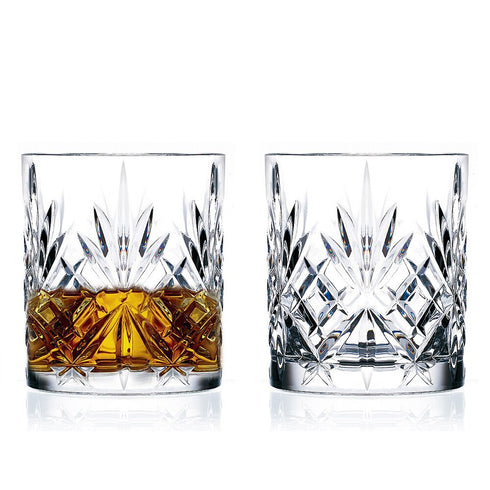 Classic Crystal Whisky Glasses Gift Set