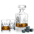 Classic Whisky Decanter, Glasses & Whisky Stones Box Set