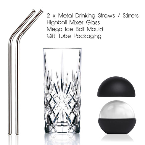 Classic Highball Glass Mixer Set