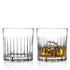 Deco Crystal Whisky Glasses Gift Set