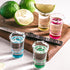 50ml Shot Glasses Coloured Base Set of 6