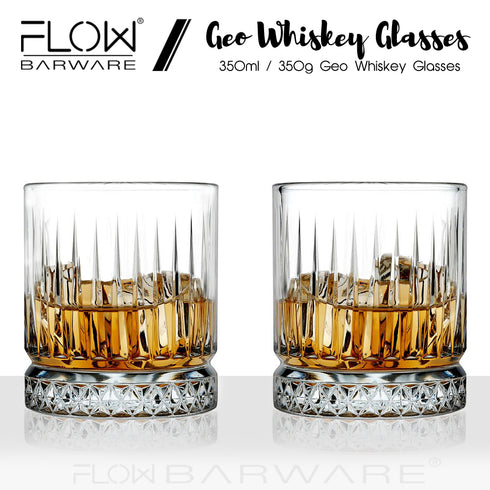 Geo Whisky Glasses Gift Set
