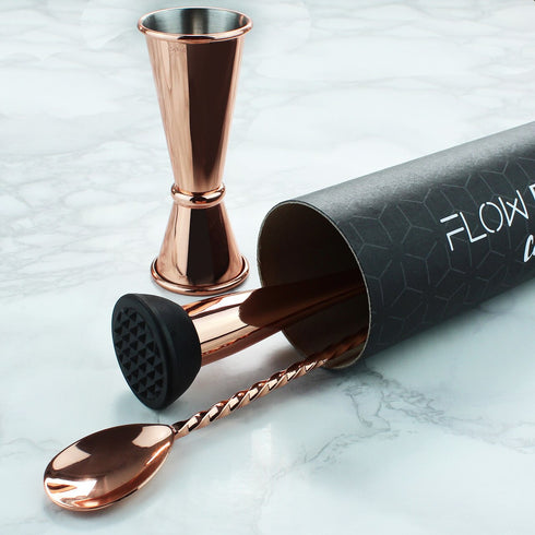 Copper Cocktail Accessory Set