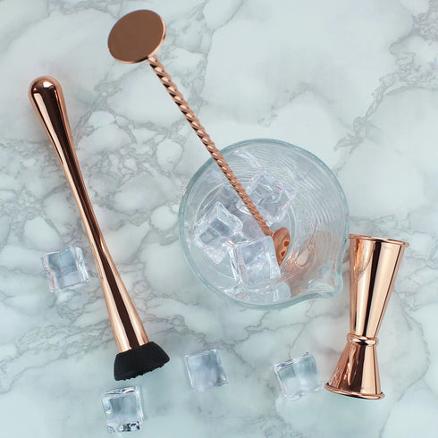 Copper Cocktail Accessory Set