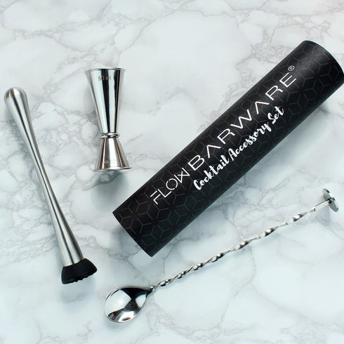 Stainless Steel Cocktail Accessory Set