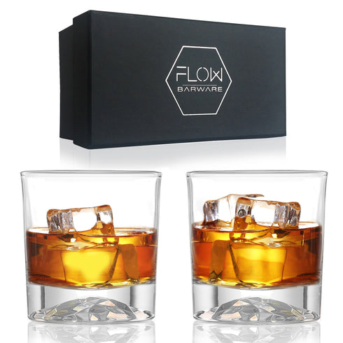 Mountain Base Whiskey Glasses Set of 2