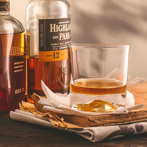 Mountain Base Whiskey Glasses Set of 2