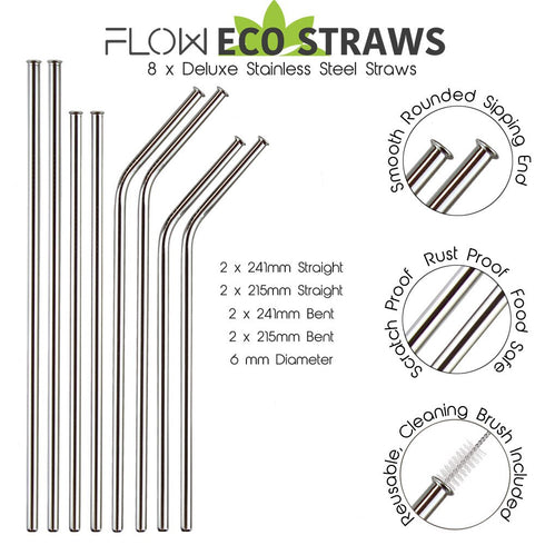 Stainless Steel Metal Drinking Straws