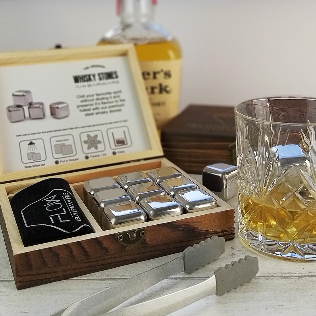 Whiskey stones outlet gift set