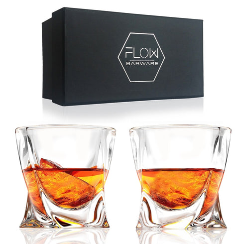 Twist Whisky Glasses Gift Set