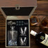 Twist Whisky Decanter, Glasses & Whisky Stones Box Set