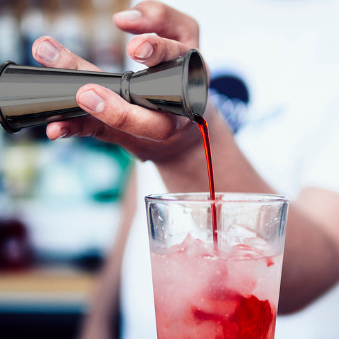 Black Jigger Spirit Measure 25ml 50ml