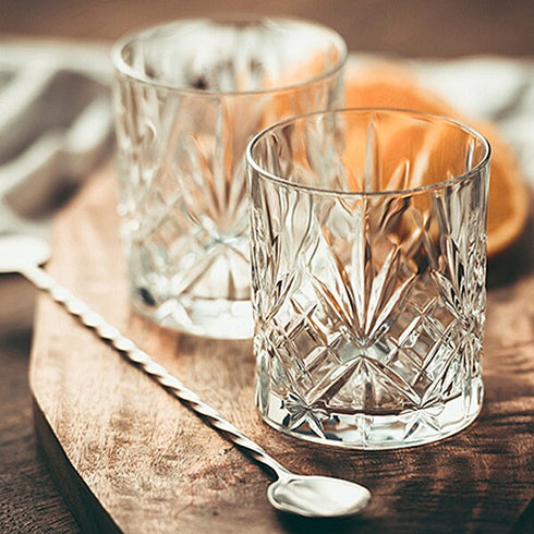Classic Crystal Whisky Glasses Gift Set