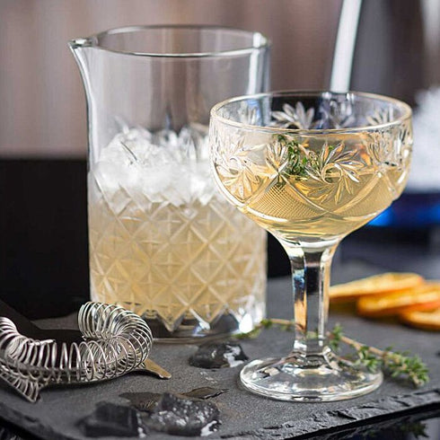 Cocktail Mixing Glass & Strainer