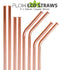 Copper Metal Drinking Straws