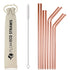 Copper Metal Drinking Straws