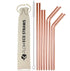 Copper Metal Drinking Straws
