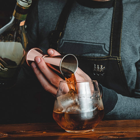 Copper Jigger Spirit Measure 25ml 50ml