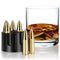 XL GOLD Whisky Bullets | Reusable Bullet Ice Cubes