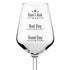Good Day Bad Day Don’t Ask Wine Glass