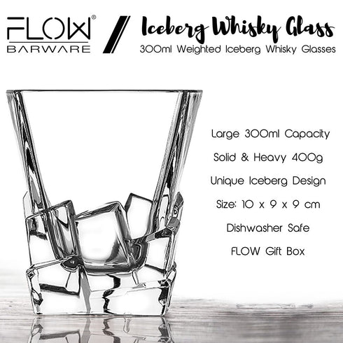 Iceberg Whisky Glasses Gift Set