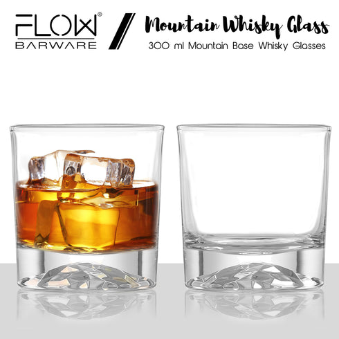 Mountain Base Whiskey Glasses Set of 2